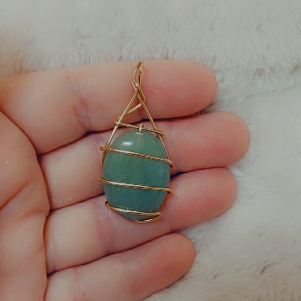 Handwrapped Pendant 7